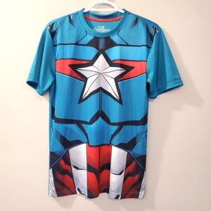 Captain America - Men's Athletic Tee - Size S